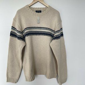 VTG AMERICAN EAGLE Lambswool Sweater Mens Size XL